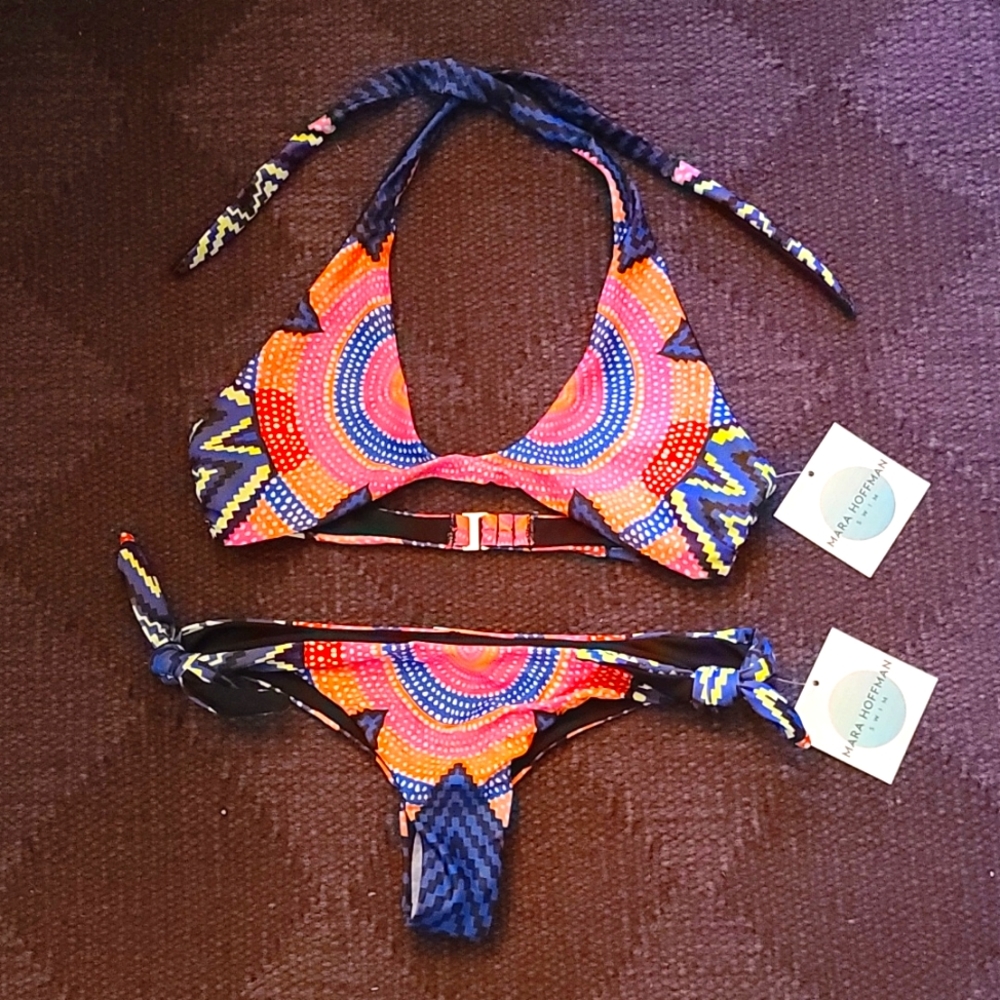 NWT - Mara Hoffman Starbasket Bikini 👙 Set S/M